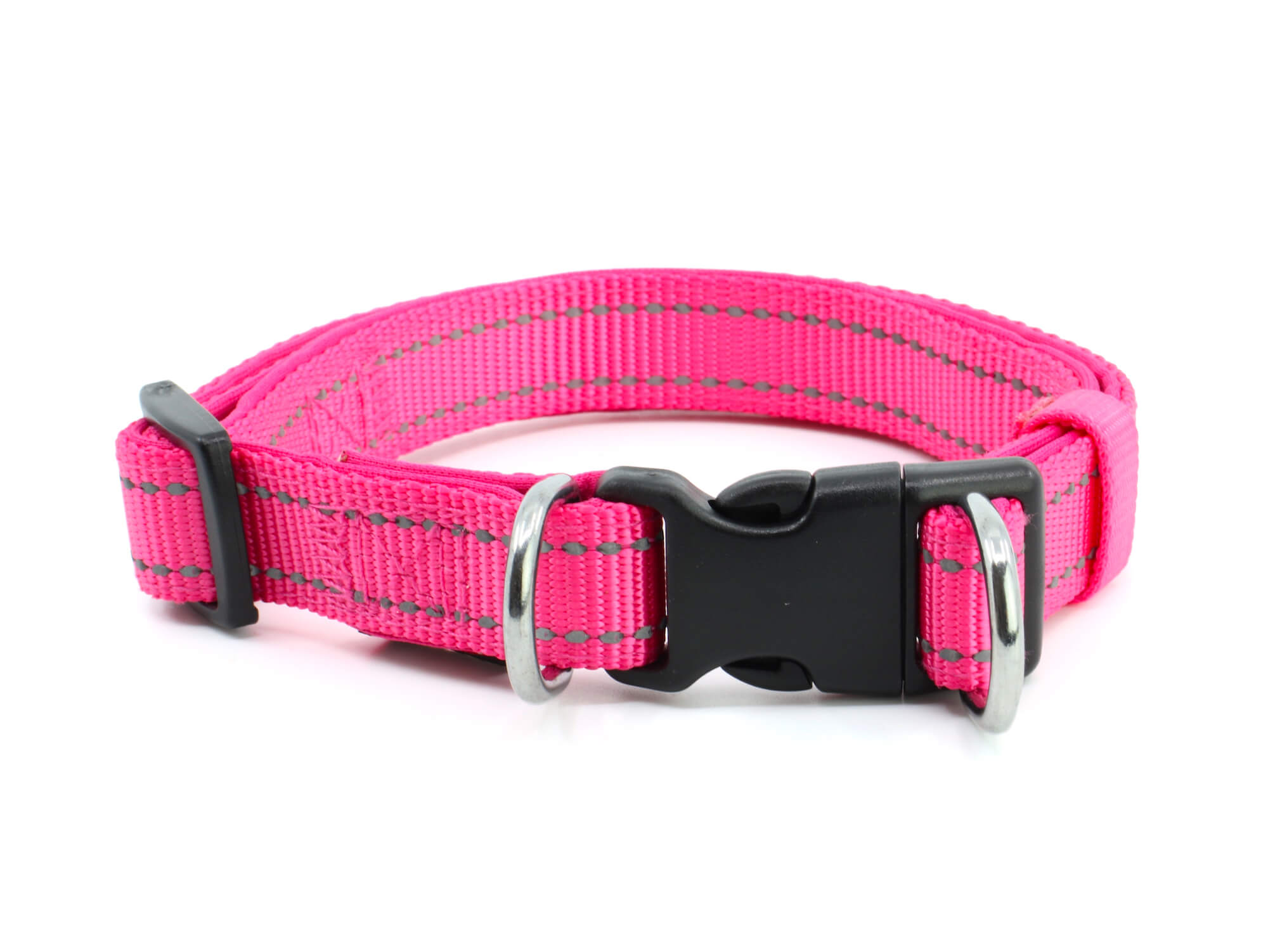 Vsepropejska Blanka obojek s podšívkou pro psa | 21 - 54 cm Barva: Růžová, Obvod krku: 30 - 54 cm, Šířka: 2,5 cm Vsepropejska Blanka obojek s podšívkou pro psa | 21 - 54 cm Barva: Růžová, Obvod krku: 30 - 54 cm, Šířka: 2,5 cm