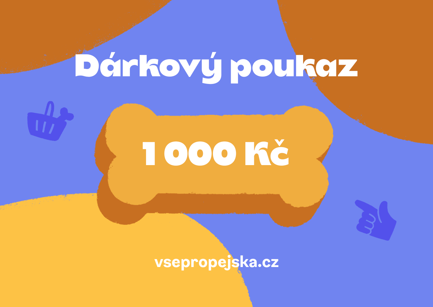 Vsepropejska Gift dárkový poukaz Typ: 1000 Kč Vsepropejska Gift dárkový poukaz Typ: 1000 Kč