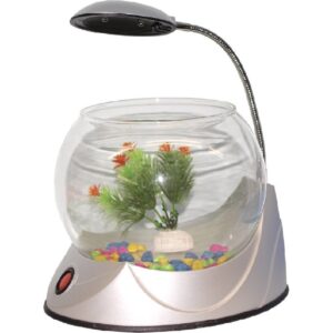 Hailea Magická koule akvárium stříbrná - akvarijní set, 1,8l - akvaristika