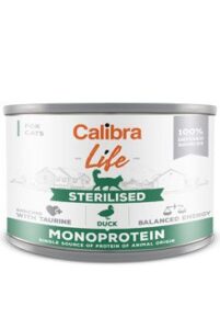 Calibra Cat Life  konz.Sterilised Duck 200g