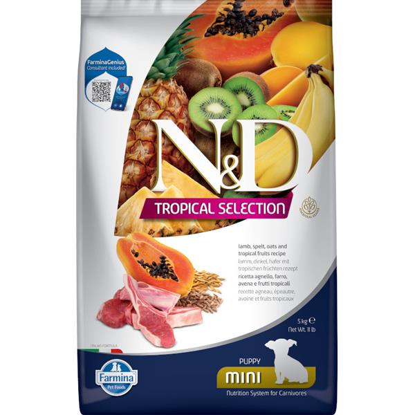 N&D TROPICAL SELECTION Dog LG Lamb Puppy Mini 5 kg N&D TROPICAL SELECTION Dog LG Lamb Puppy Mini 5 kg