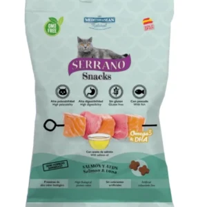 Serrano Snack Cat Omega 3 DHA Salmon 50 g