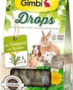 GIMBORN IT Gimbi DROPS pro hlodavce s pampeliškou 50g