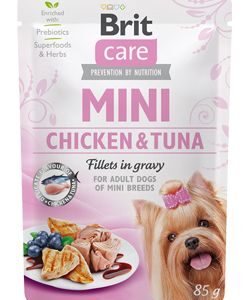 Brit Care Dog Mini Chicken&Tuna fillets in gravy 85g