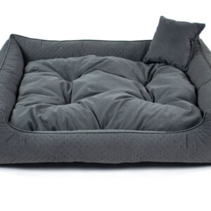 Vsepropejska Snug elegantní pelech pro psa Barva: Tmavě-šedá, Rozměr (cm): 110 x 90