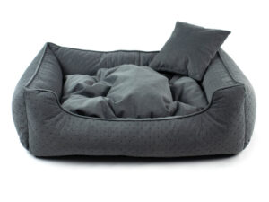 Vsepropejska Snug elegantní pelech pro psa Barva: Tmavě-šedá, Rozměr (cm): 90 x 75