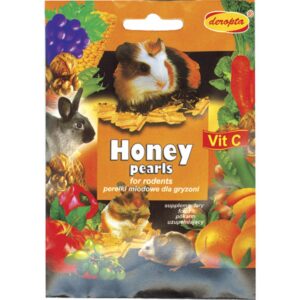 Honey Pearls - medové perličky, pochoutka pro hlodavce, 30g