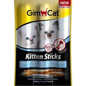 Gimcat GIMPET Sticks Kitten krocan+calcium 3ks
