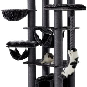 Nobby Škrabadlo Rubi tmavě šedá  197 cm