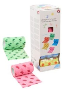 KRUUSE Obinadlo elast. Fun-Flex 10cmx4,5m, Summer mix 10ks