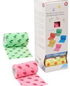 KRUUSE Obinadlo elast. Fun-Flex 10cmx4,5m, Summer mix 10ks