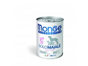 MONGE Monge Dog SOLO GRAIN FREE Vepř monoprotein 400g/24bal