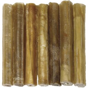 Tyč z bůvolí kůže, 12,5cm, 40ks - doplňkové krmivo pro psy