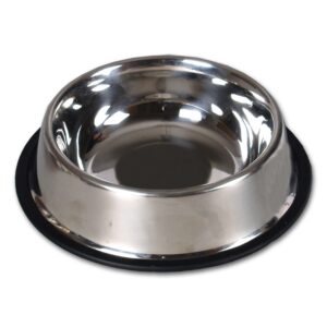 Misky pro psy - nerezová stabilní miska pro psy, průměr 23cm, 0,9l