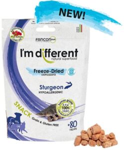 I'm different Snack mrazem sušené pamlsky jeseter 40g