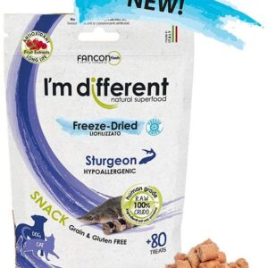 I’m different Snack mrazem sušené pamlsky jeseter 40g