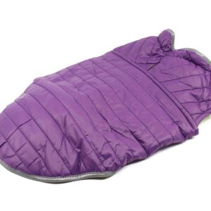 Vsepropejska Sonda oboustranný obleček pro psa Barva: Fialovo-zelená, Délka zad (cm): 30, Obvod hrudníku: 35 – 52 cm