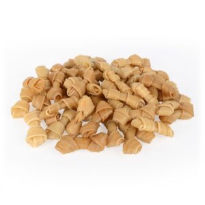 Uzel z bůvolí kůže, krmivo pro psy, 9cm, balení 50ks