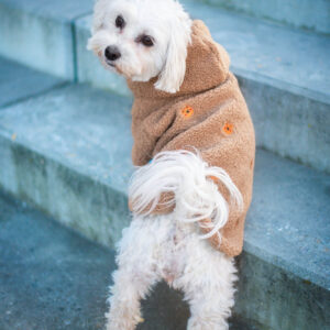 Vsepropejska Simon mikina pro psa s kapucí Barva: Béžová, Délka zad (cm): 30, Obvod hrudníku: 40 – 44 cm