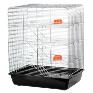 Klec REMY b. chrom + černá