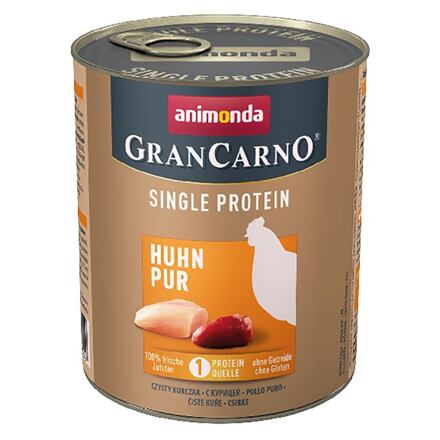 Animonda GRANCARNO Single Protein 800 g čisté kuřecí, konzerva pro psy Animonda GRANCARNO Single Protein 800 g čisté kuřecí, konzerva pro psy