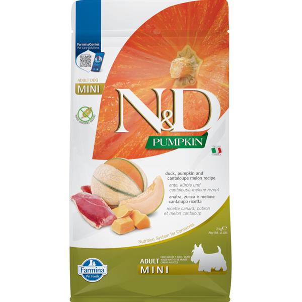 N&D PUMPKIN Dog GF Duck & Cantaloupe Adult Mini 2 kg N&D PUMPKIN Dog GF Duck & Cantaloupe Adult Mini 2 kg