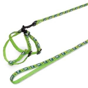 Nobby Carrot zelená postroj a vodítko pro králíka