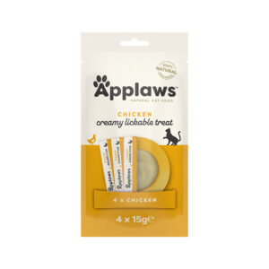 Applaws Puree Cat lízací pyré kuřecí 4 x 15g