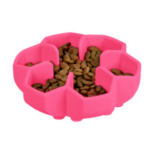 WAUDOG miska silikonová zpomalovací 750ml růžová