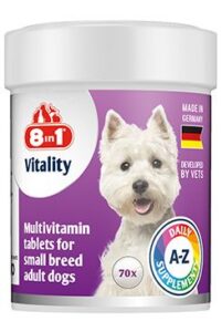 Vitality Multivitamin 8in1 for Small Breeds 70tbl