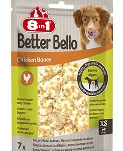 Pochoutka 8in1 Better Bello Chicken Bones XS 84g/7ks
