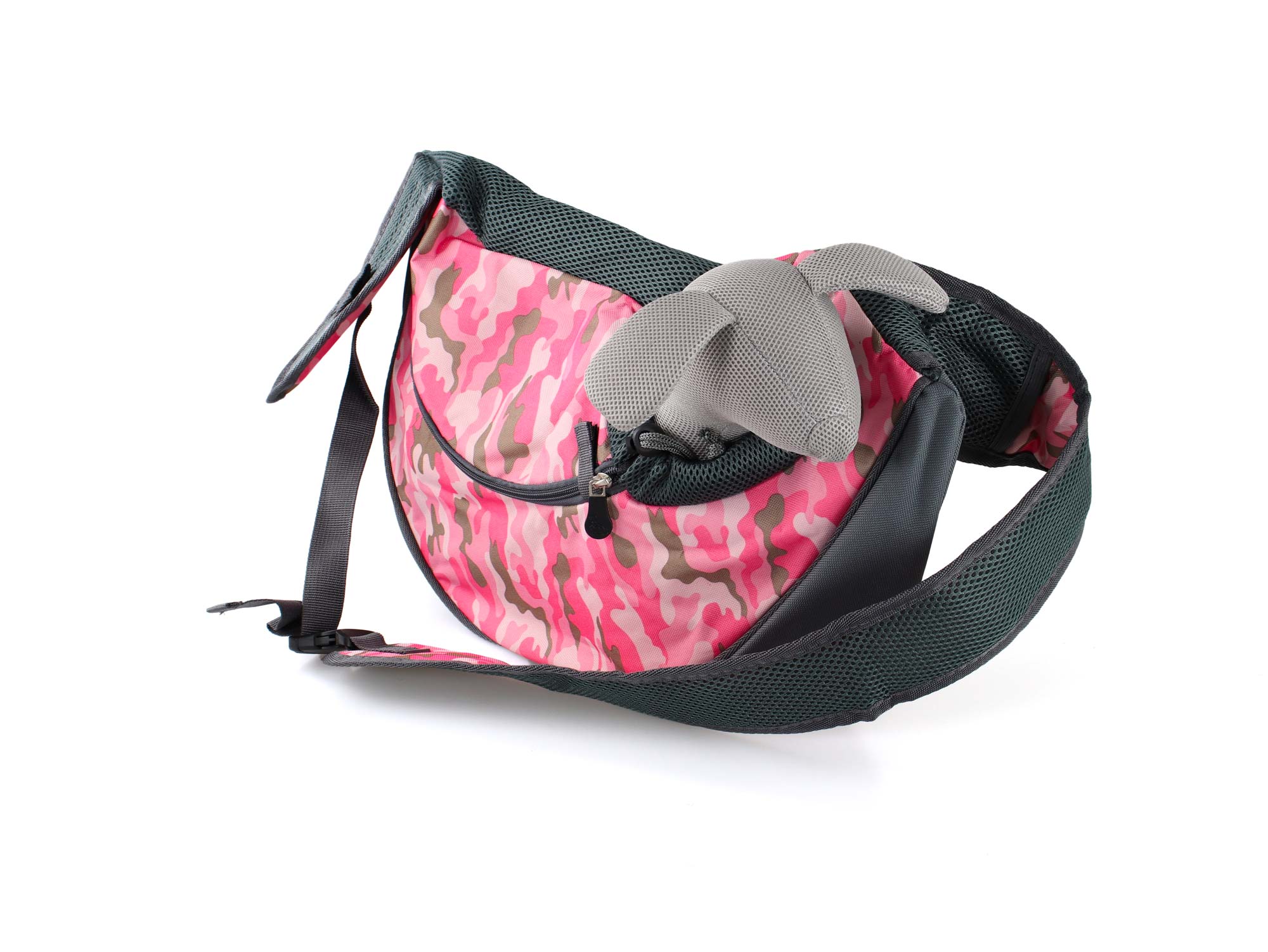 Vsepropejska Travel 2 taška pro psa přes rameno Barva: Růžový-maskáč, Dle váhy psa: do 2 kg Vsepropejska Travel 2 taška pro psa přes rameno Barva: Růžový-maskáč, Dle váhy psa: do 2 kg