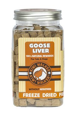 Kiwi Walker Pochoutka mrazem sušená husí játra 120g Kiwi Kiwi Walker Pochoutka mrazem sušená husí játra 120g Kiwi