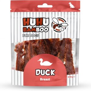Huhubamboo – Sušená kachní prsa 250 g