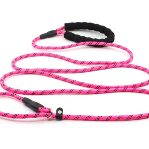 Nylonové vodítko pro psa | 128 cm Barva: Růžová, Délka vodítka: 300 cm