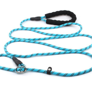 Nylonové vodítko pro psa | 128 cm Barva: Modrá, Délka vodítka: 300 cm