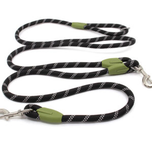 Vsepropejska Lasky přepínací vodítko pro psa | 270 cm Barva: Černá, Délka vodítka: 230 cm
