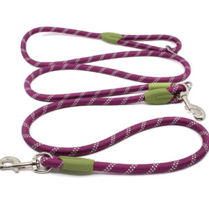 Vsepropejska Lasky přepínací vodítko pro psa | 270 cm Barva: Fialová, Délka vodítka: 230 cm