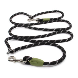 Vsepropejska Lasky přepínací vodítko pro psa | 270 cm Barva: Černá, Délka vodítka: 270 cm