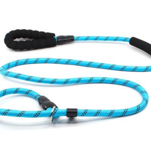 Nylonové vodítko pro psa | 128 cm Barva: Modrá, Šířka vodítka: 1,2 cm