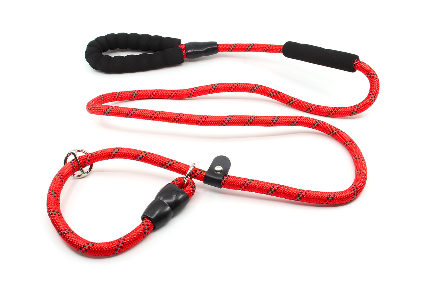 Nylonové vodítko pro psa | 128 cm Barva: Červená, Šířka vodítka: 1,2 cm Nylonové vodítko pro psa | 128 cm Barva: Červená, Šířka vodítka: 1,2 cm