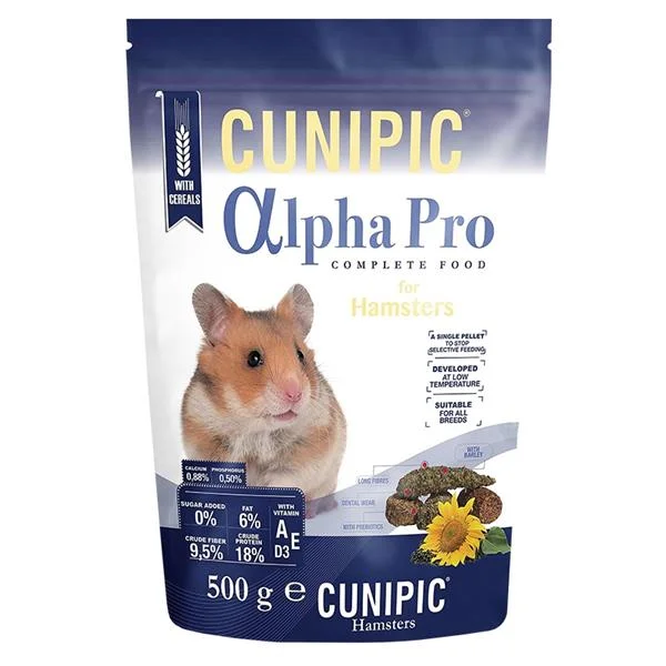 Cunipic Alpha Pro Hamster - křeček 500 g Cunipic Alpha Pro Hamster - křeček 500 g