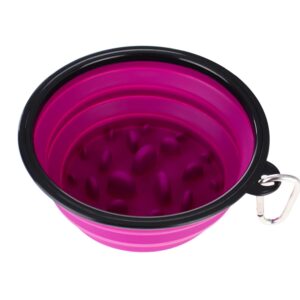 Vsepropejska Sil protihltací cestovní miska pro psa Barva: Fialová