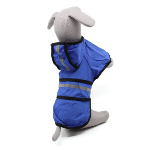 Vsepropejska Zidan pláštěnka pro psa Barva: Modrá, Délka zad (cm): 22, Obvod hrudníku: 28 – 32 cm