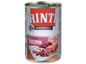 Rinti Dog Kennerfleisch konzerva kachní srdce 12x400g
