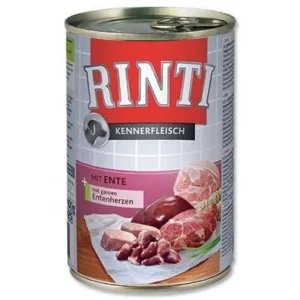 Rinti Dog Kennerfleisch konzerva kachní srdce 12x400g