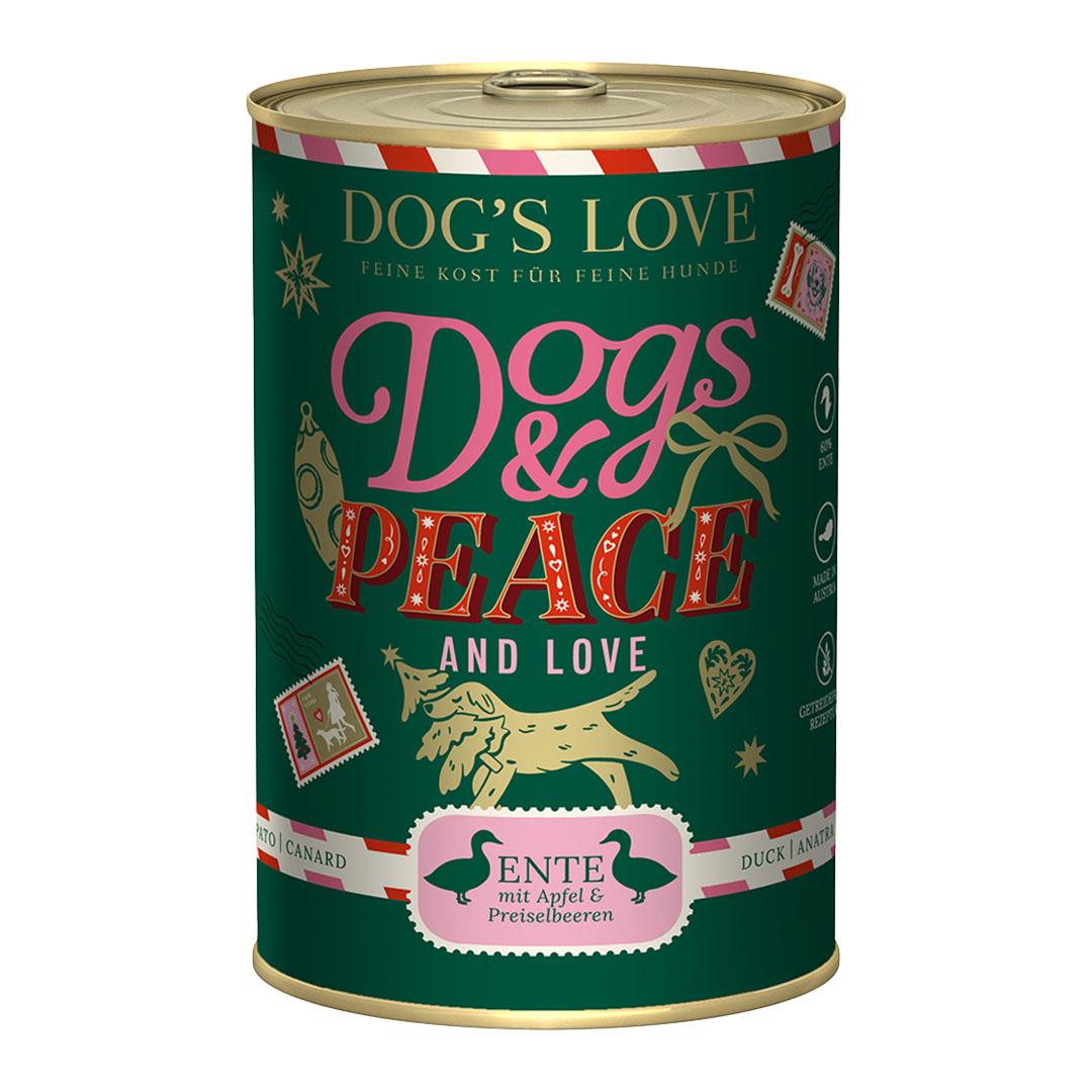 Dog's Love konzerva LIMITED zimní edice Kachna 400g Dog's Love konzerva LIMITED zimní edice Kachna 400g