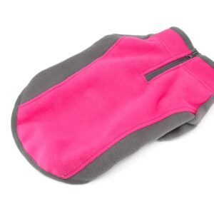 Vsepropejska Zany elastická mikina pro psa Barva: Růžová, Délka zad (cm): 31, Obvod hrudníku: 40 – 46 cm