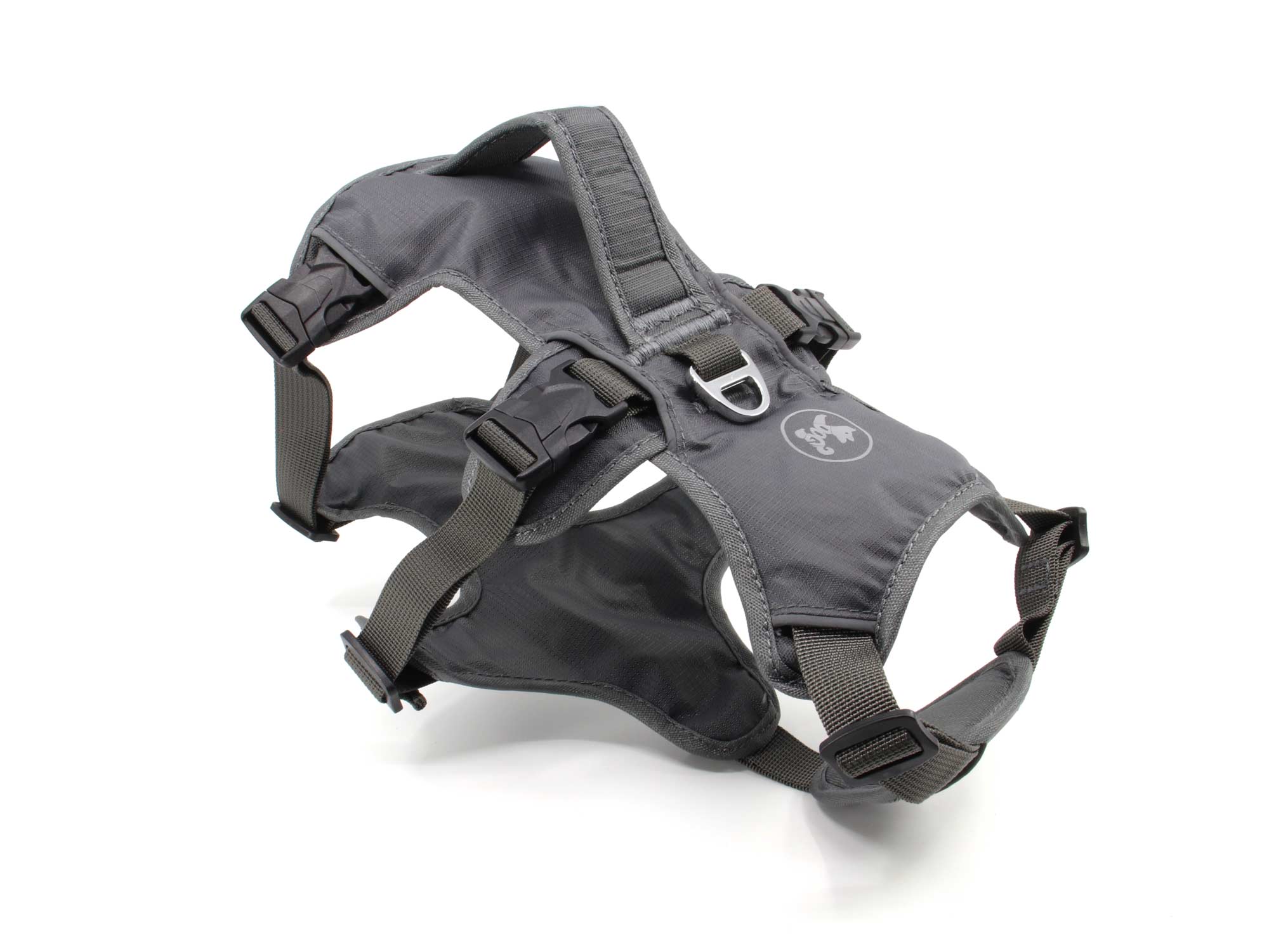 Vsepropejska Zed sportovní postroj pro psa | 26 – 103 cm Barva: Šedá, Obvod hrudníku: 42 - 103 cm, Obvod krku: 42 - 64 cm Vsepropejska Zed sportovní postroj pro psa | 26 – 103 cm Barva: Šedá, Obvod hrudníku: 42 - 103 cm, Obvod krku: 42 - 64 cm