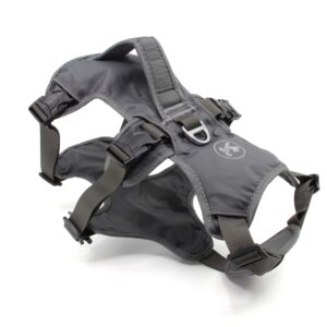 Vsepropejska Zed sportovní postroj pro psa | 26 – 103 cm Barva: Šedá, Obvod hrudníku: 26 – 45 cm, Obvod krku: 22 – 32 cm